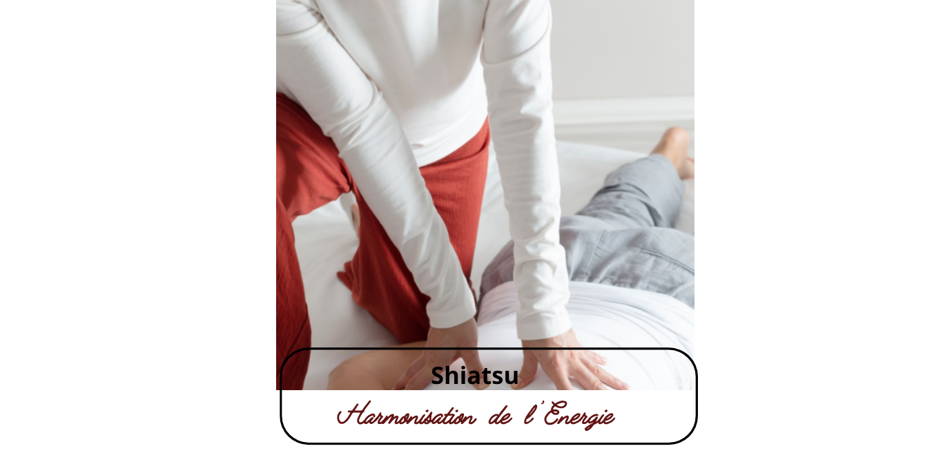 Séance de shiatsu — pressions le long des méridiens
